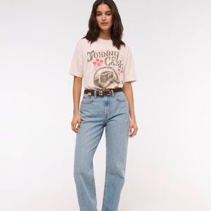 Abercrombie & Fitch Light Blue Straight Leg Jeans